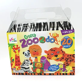 Crafty paper zoo craft kit